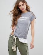 Abercrombie & Fitch Logo T-shirt - Gray