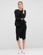 Just Female Picnic Bodycon Skirt - Black