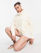 Rhythm Lounge Fleece Sweatshirt In Off White