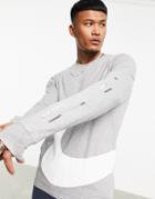Nike Swoosh Pack Long Sleeve T-shirt In Gray Heather-grey