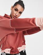 Puma Training Winter Pearl Cropped Hoodie In Pink