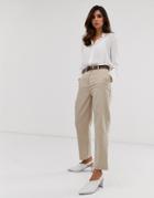 Y.a.s Tailored Pants In Beige - Beige