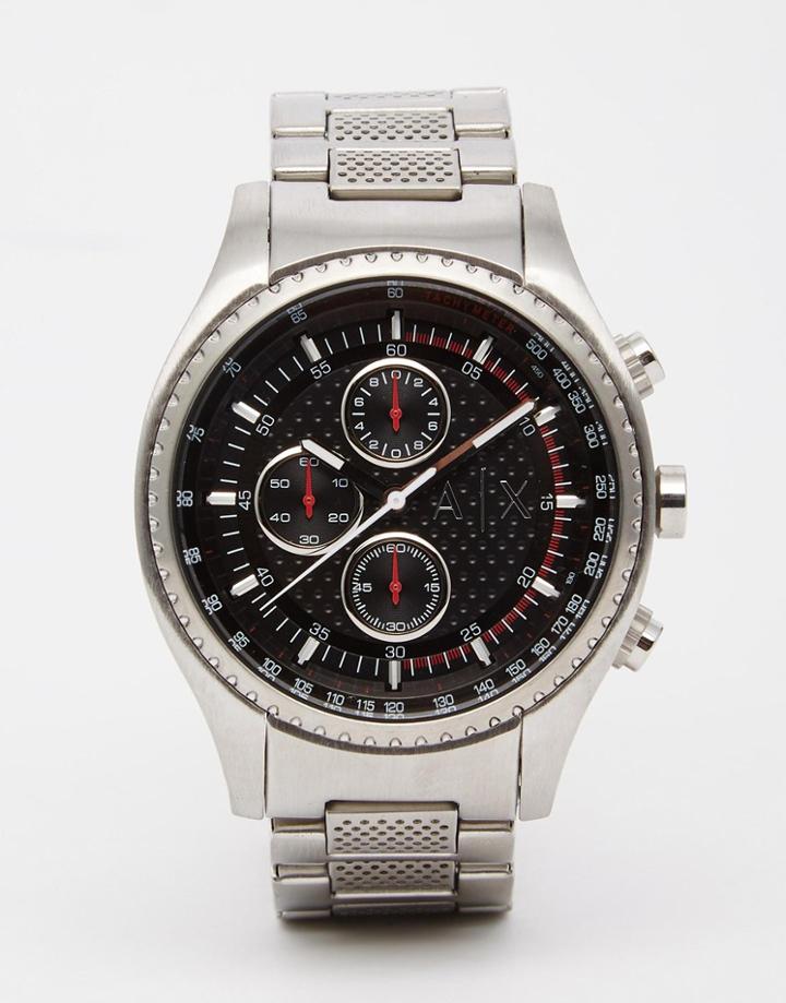 Armani Exchange Watch In Stainless Steel Ax1612 - Silver