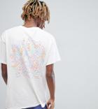 Crooked Tongues X Lucas Beaufort T-shirt With Abstract Print In White - White