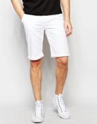 Lindebergh Chino Shorts In White - White