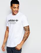 Adidas Originals T-shirt With Chest Logo Aj7235 - White