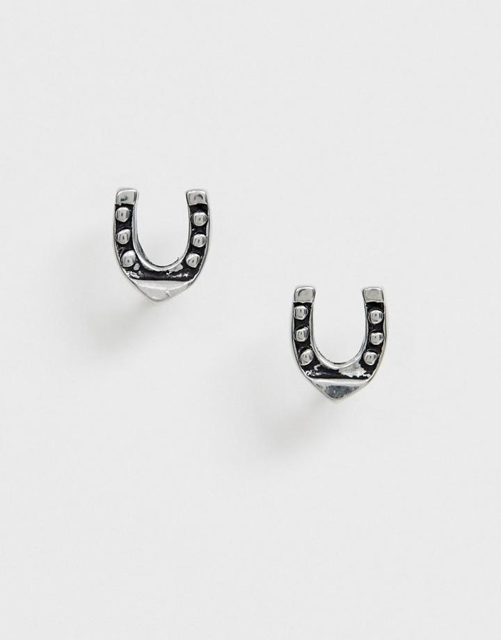 Seven London Horse Shoe Studs In Silver