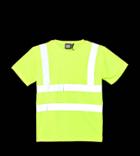 Reclaimed Vintage Fluorescent T-shirt With Reflective Tape-yellow