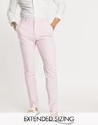 Asos Design Skinny Smart Pants Pink