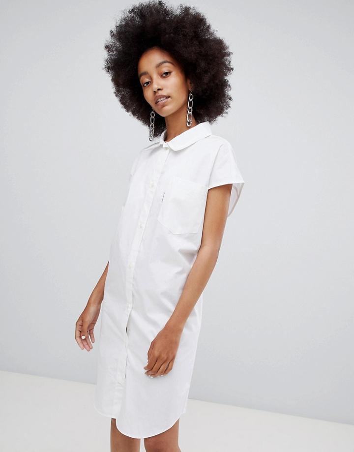 Cheap Monday Whirl Printed Cocoon Dress - White