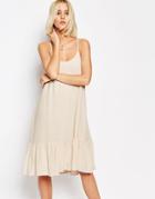 Gestuz Vea Drop Waist Strappy Dress - Pink