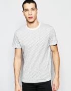 Selected Homme T-shirt With Print - Marshmallow