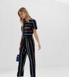 Miss Selfridge Tapered Pants In Stripe