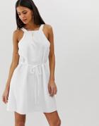 River Island Swing Dress In White