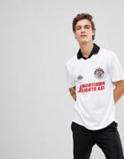 Element Retro Soccer T-shirt In White - White