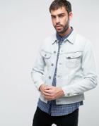 Lee Rider Denim Jacket Sun Bleach Wash - Blue