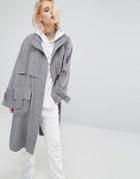 Kkxx Trench Over Jacket - Gray