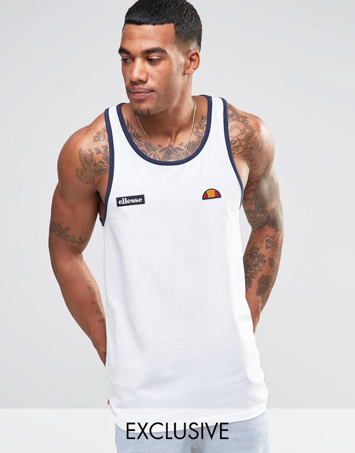 Ellesse L.s Ringer Tank - White