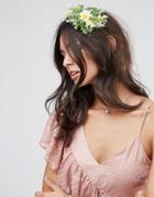 Asos Occasion Wedding Flower Vine Headband - Multi