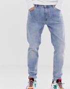 Weekday Cone Slim Tapered Jeans In Blue