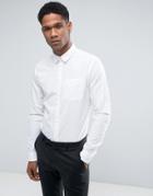 Jack & Jones Premium Slim Shirt In Linen - White