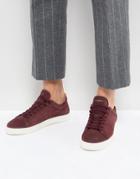 Selected Homme Premium Suede Sneakers - Red