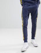 Only & Sons Jogger With Track Stripe - Navy