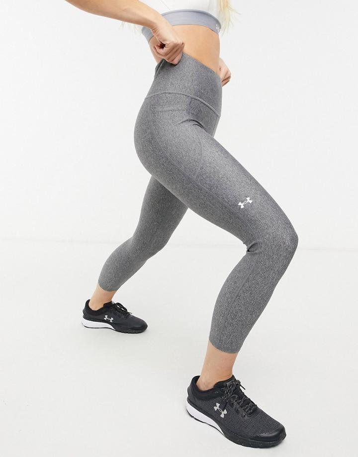 Under Armour Training Heat Gear Leggings In Gray