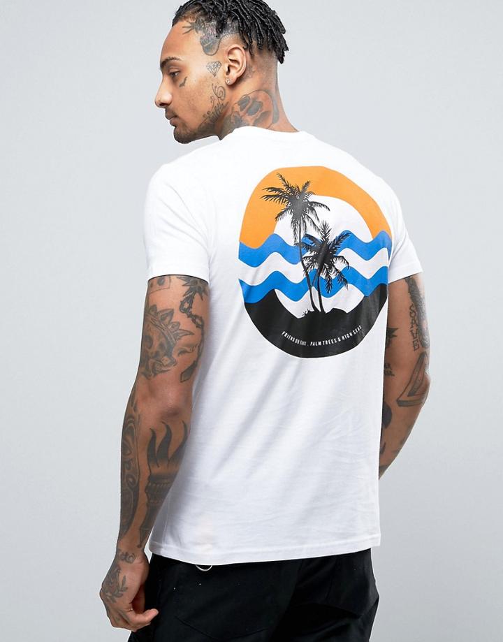 Friend Or Faux Opal Back Print T-shirt - White