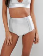 Billabong High Waisted Vintage Bikini Short - Silver