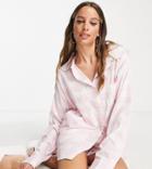 Heartbreak Tall Oversized Shirt In Pink Gingham - Part Of A Set