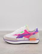 Puma Future Rider Sneakers In Pink And Purple