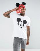 Asos Mickey Relaxed T-shirt - White