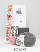 Wool & The Gang Diy Beanie Hat Kit - Gray