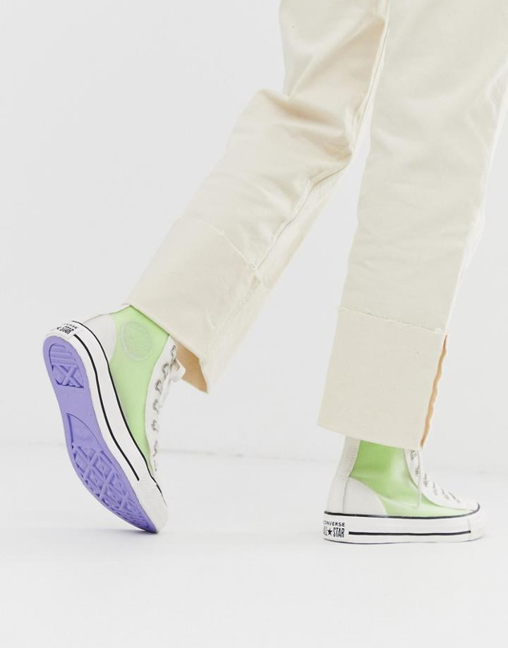 Converse Chuck Taylor All Star Hi White Mesh Sneakers