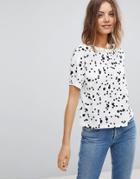 Esprit Polka Dot T-shirt - White