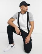 Topman T-shirt In Gray-grey