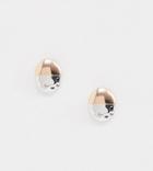 Fiorelli Gold Plated Hammered Stud Earrings - Silver