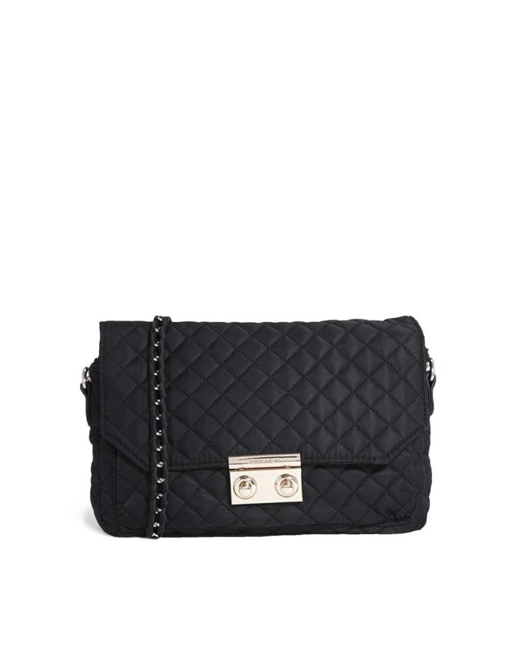 Pull&bear Quilted Bag In Black