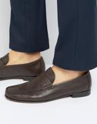 Tommy Hilfiger Russel Leather Loafers - Brown