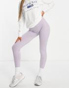 Mango Sports Leggings In Lilac-purple