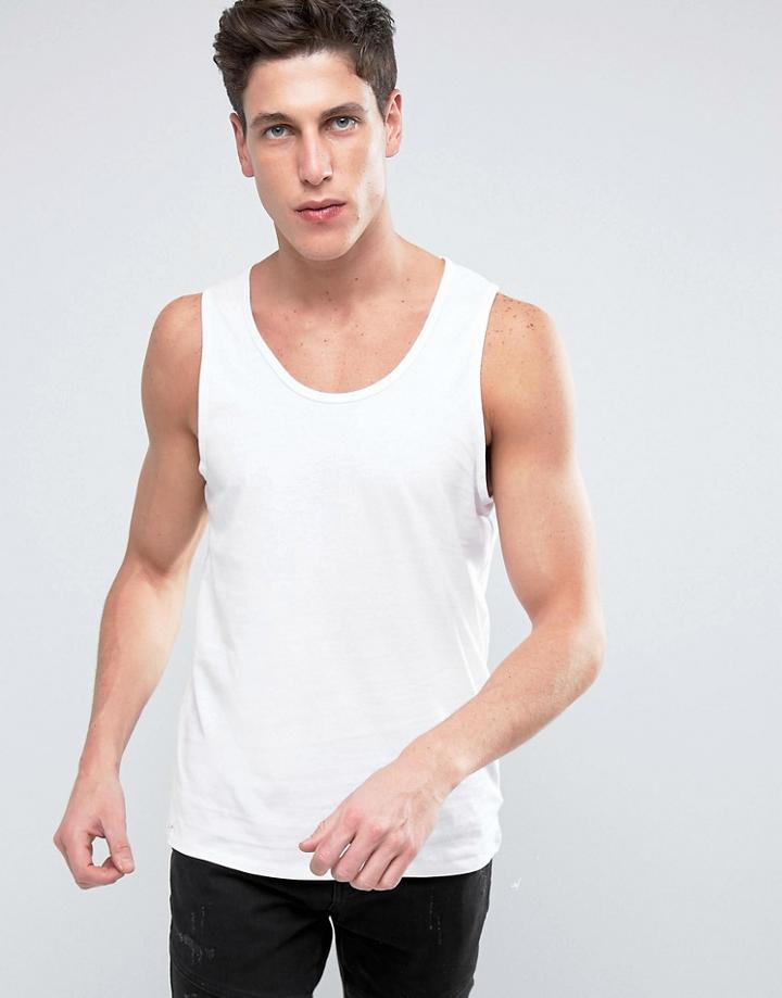 Threadbare Basic Tank - White
