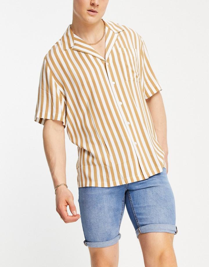 New Look Skinny Denim Shorts In Light Blue-blues