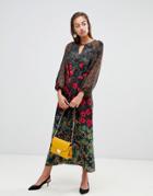 Sisley Floral Maxi Dress - Multi