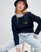 Shae Wild Alpaca And Merino Wool Blend Sweater - Navy