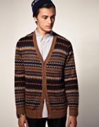 Wesc Thad Knitted Cardigan - Brown