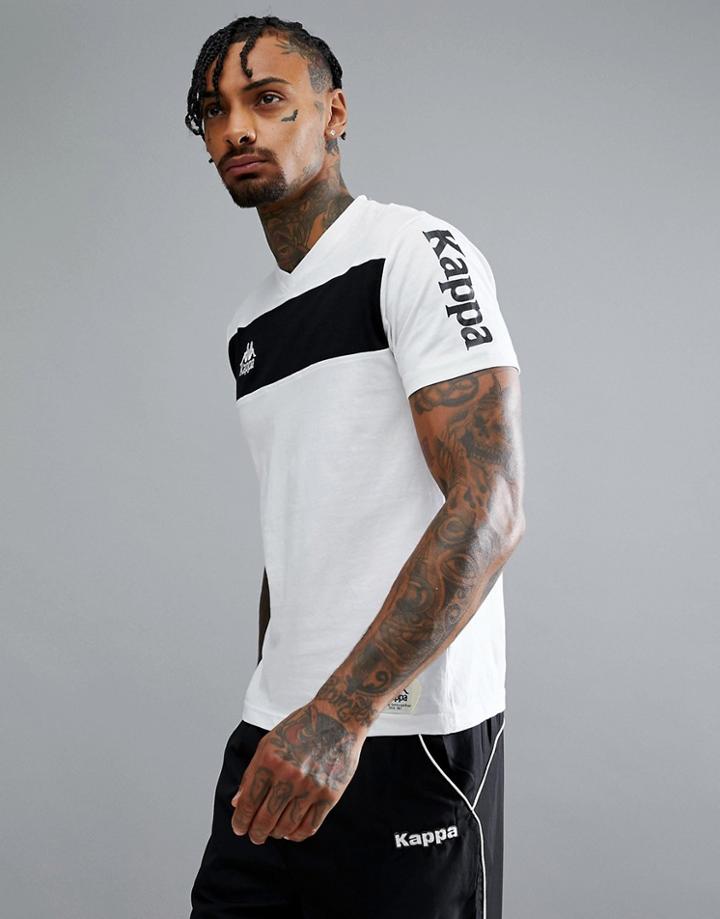 Kappa Crosia Logo Gym T-shirt - White