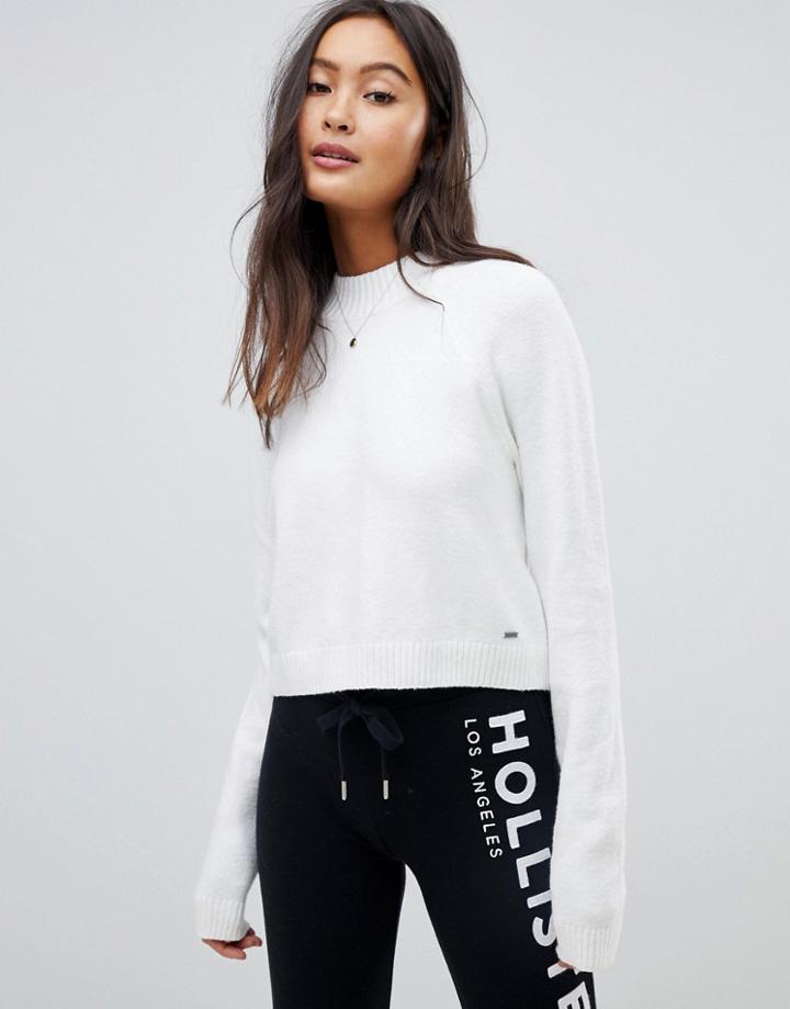 Hollister Stripe Crop Knit Sweater - Multi