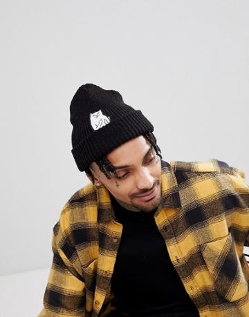 Ripndip Lord Nermal Beanie In Black - Black