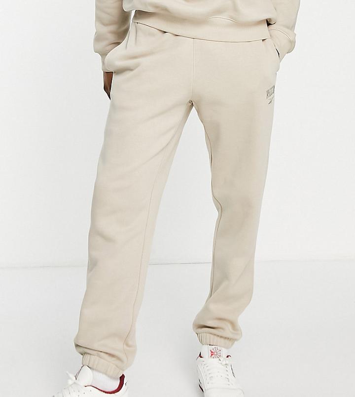 Reebok Vintage Sweatpants In Sand - Exclusive To Asos-neutral